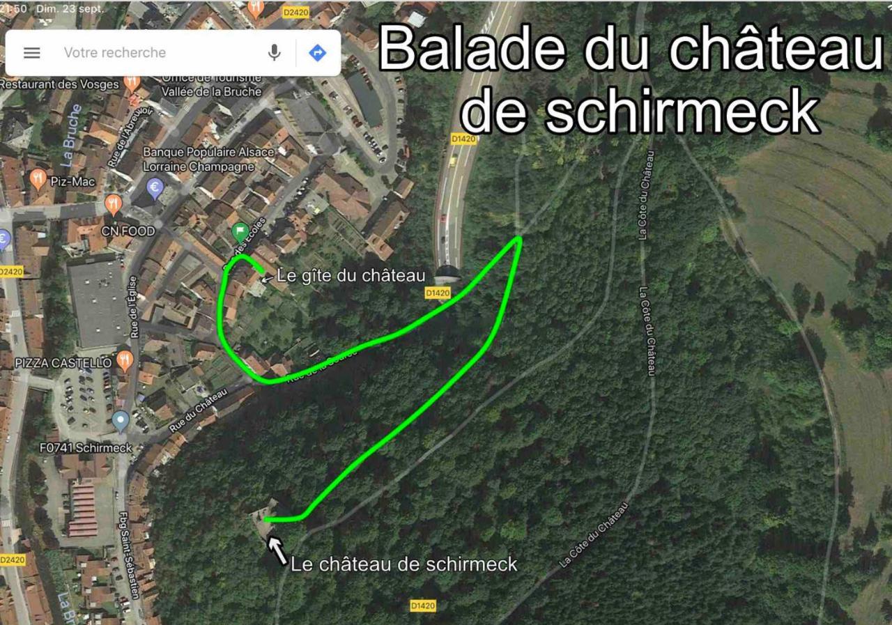 Le Gite Du Chateau Dans Le Centre De Schirmeck Exterior photo